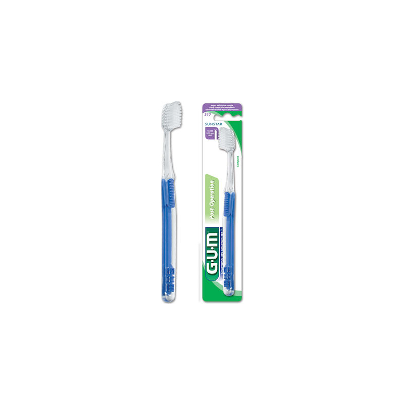 GUM 317 Post-Operation Οδοντόβουρτσα Ultra Soft μπλε 1τμχ