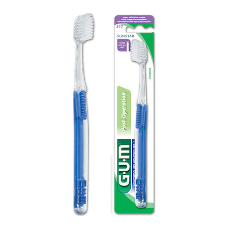 GUM 317 Post-Operation Οδοντόβουρτσα Ultra Soft μπλε 1τμχ