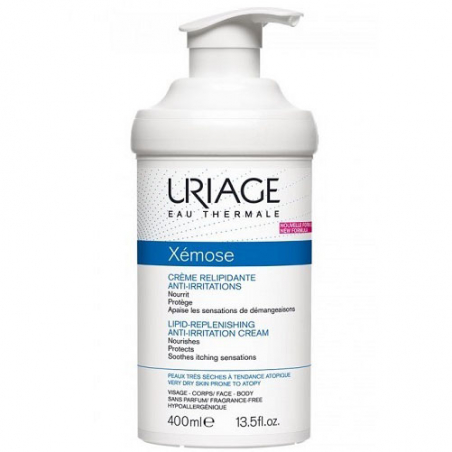 Uriage Xemose Cream, Κρέμα για Ατοπικό - Ξηρό Δέρμα 400ml Uriage Xemose Cream, Κρέμα για Ατοπικό - Ξηρό Δέρμα 400ml