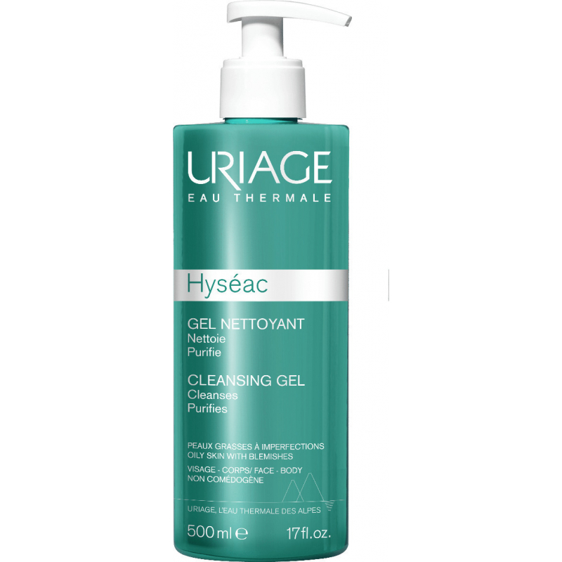 Uriage Hyseac Cleansing Gel Combination To Oily Skin 500ml
