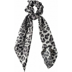 Medisei Dalee Hair Ties Γκρι Λεοπάρ Λαστιχάκι Μαντήλι 1 Τεμάχιο