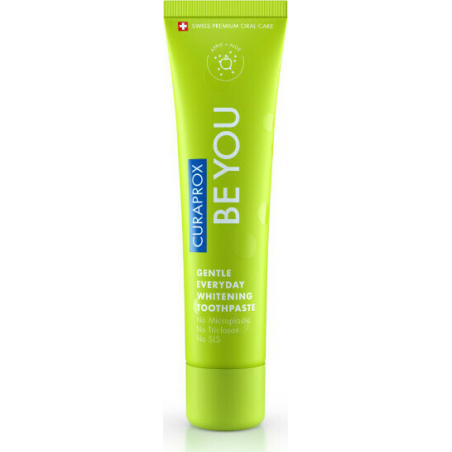 Curaprox Be You Gentle Everyday Whitening Toothpaste Apple & Aloe 60ml Curaprox Be You Gentle Everyday Whitening Toothpaste Apple & Aloe 60ml