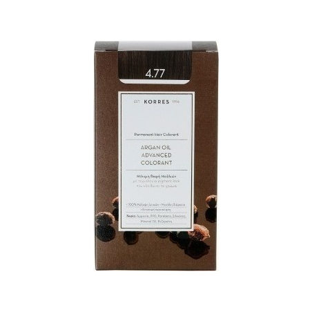 Korres Argan Oil Advanced Colorant 4.77 Σκούρο Σοκολατί