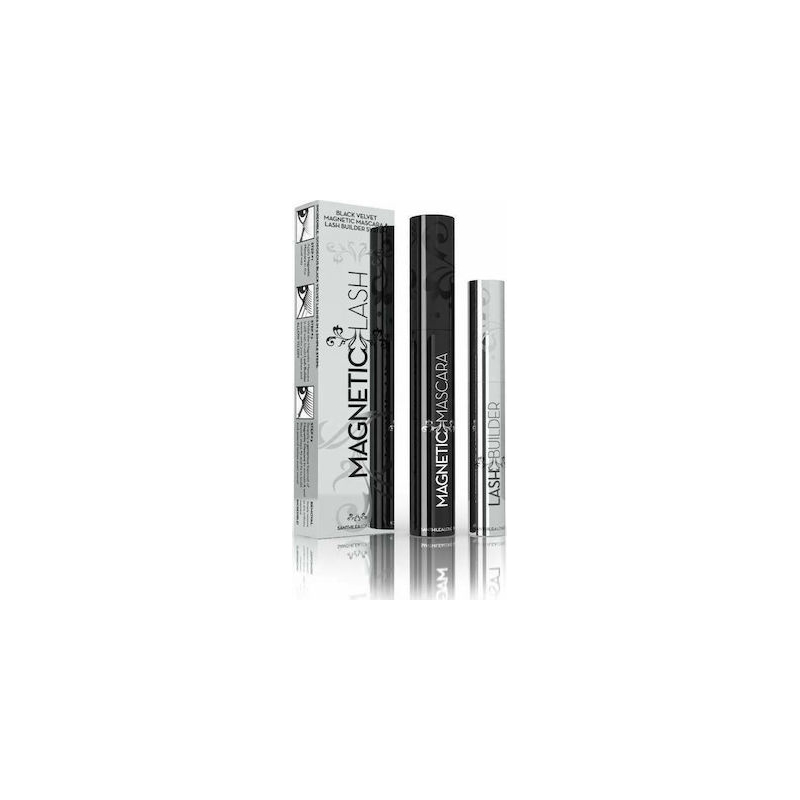 Magnetic Lash from Santhilea London, Black Velvet Magnetic Mascara 12gr & Lash Builder System 1gr
