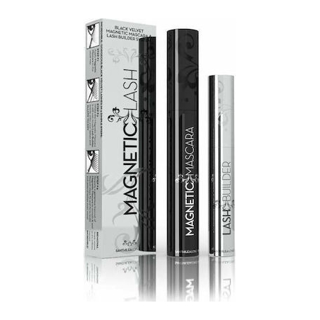 Magnetic Lash from Santhilea London, Black Velvet Magnetic Mascara 12gr & Lash Builder System 1gr Magnetic Lash from Santhilea London, Black Velvet Magnetic Mascara 12gr & Lash Builder System 1gr