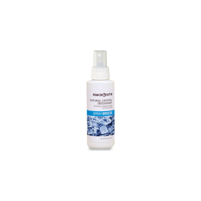 Macrovita Breeze Φυσικός Αποσμητικός Κρύσταλλος Spray 100ml