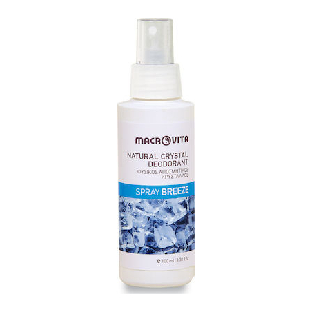 Macrovita Breeze Φυσικός Αποσμητικός Κρύσταλλος Spray 100ml