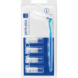 CURAPROX Perio Plus 410 Μεσοδόντια Βουρτσάκια Μπλε 5 Τεμάχια & Λαβή