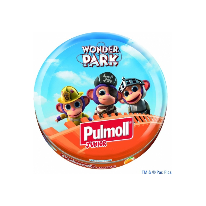 Pulmoll Junior Πορτοκάλι & Βιταμίνες A, C, E Καραμέλες για Παιδιά για την Ενίσχυση της Άμυνας του Οργανισμού 50gr