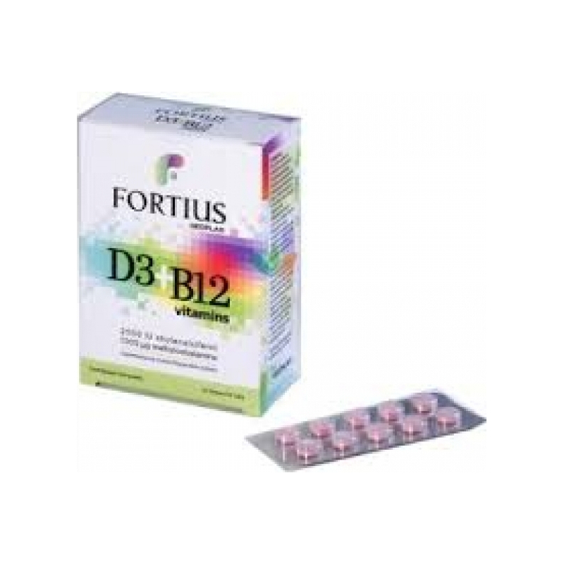 Geoplan Nutraceuticals Fortius D3 2500iu & B12 30 ταμπλέτες
