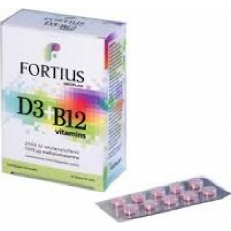 Geoplan Nutraceuticals Fortius D3 2500iu & B12 30 ταμπλέτες Geoplan Nutraceuticals Fortius D3 2500iu & B12 30 ταμπλέτες