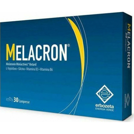 Erbozeta Melacron Melatonin Miniactives Retard 30 κάψουλες Erbozeta Melacron Melatonin Miniactives Retard 30 κάψουλες