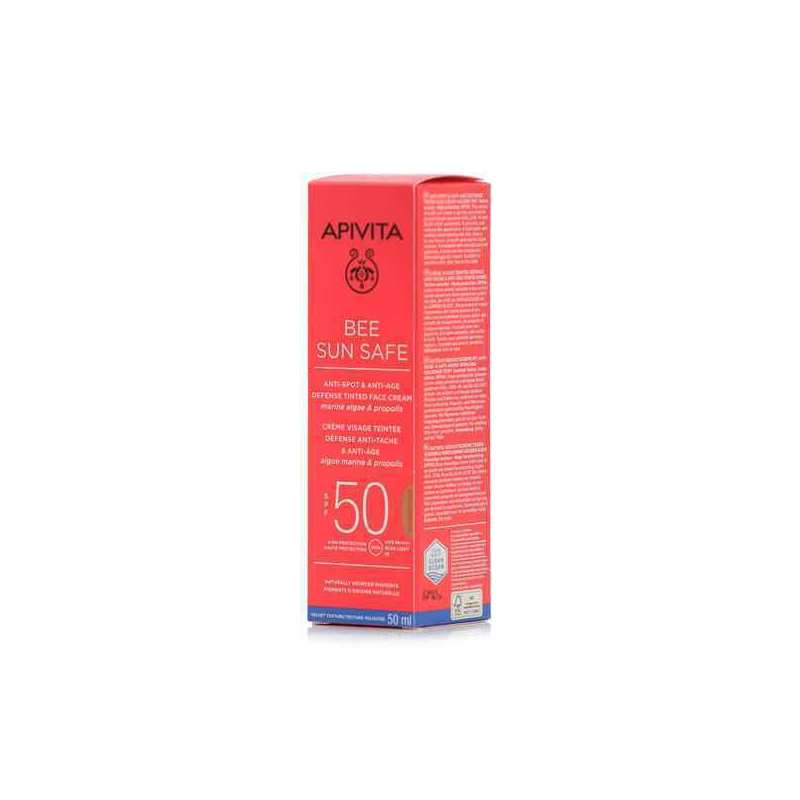 Apivita Bee Sun Safe Anti-spot & Anti-age Tinted Golden SPF50 50ml