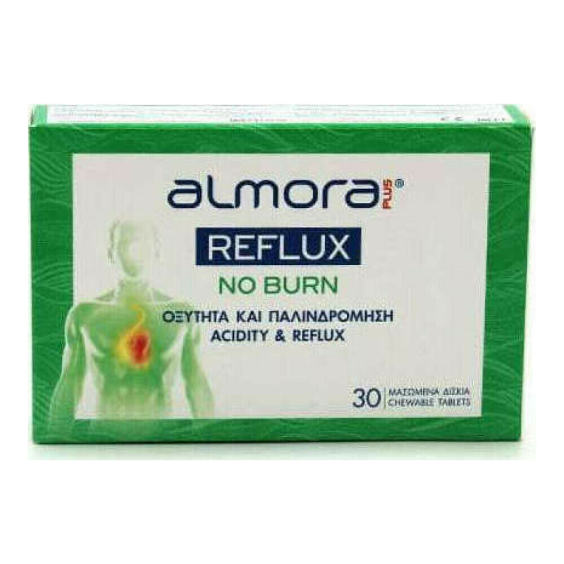 Elpen Almora Plus Reflux No Burn 30 μασώμενες ταμπλέτες