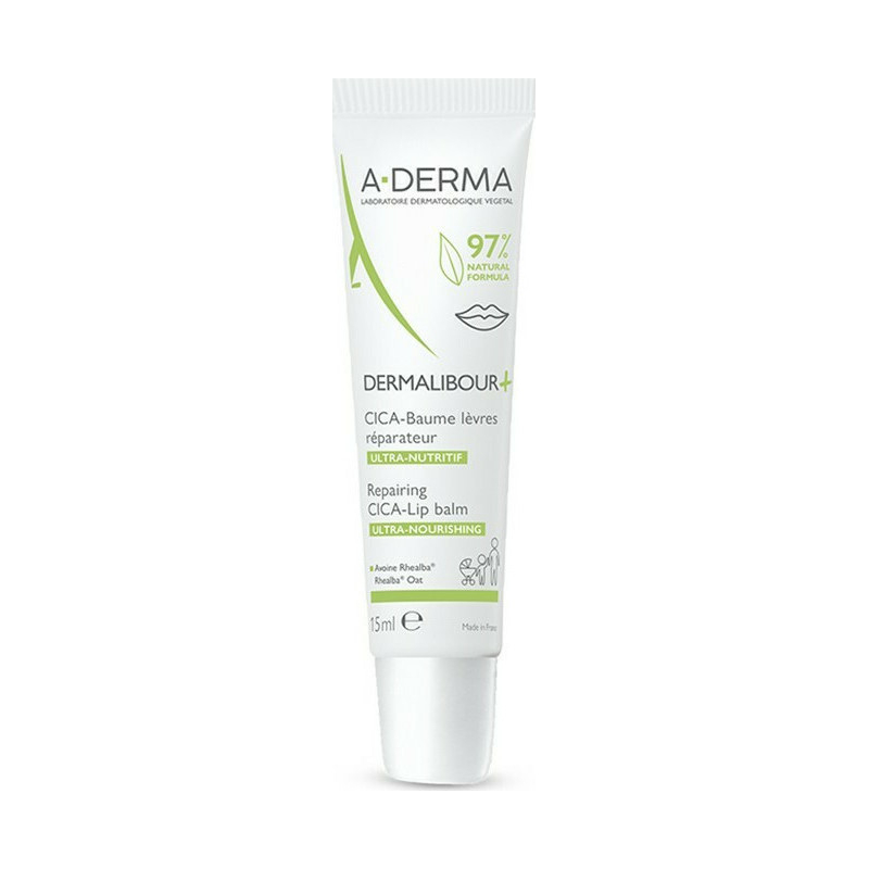 A-Derma Repairing CICA-Lip Balm Ultra-Nourishing Dermalibour+
