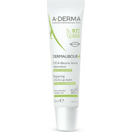 A-Derma Repairing CICA-Lip Balm Ultra-Nourishing Dermalibour+