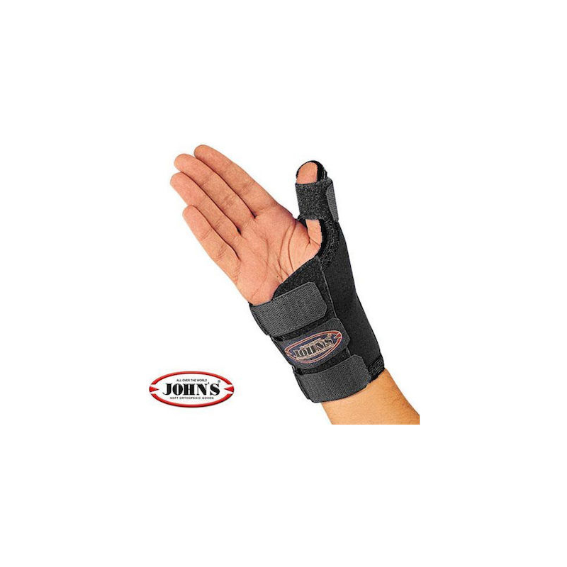 Johns 120105 Νάρθηκας Καρπού με Αντίχειρα Neoprene σε Μαύρο Χρώμα
