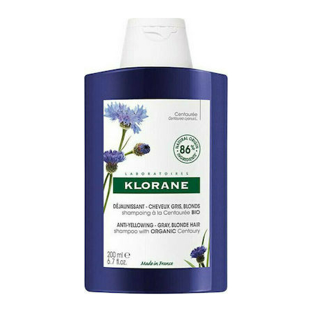 Klorane Με Κενταυρίδα για Λευκά - Γκρίζα Μαλλιά 200ml