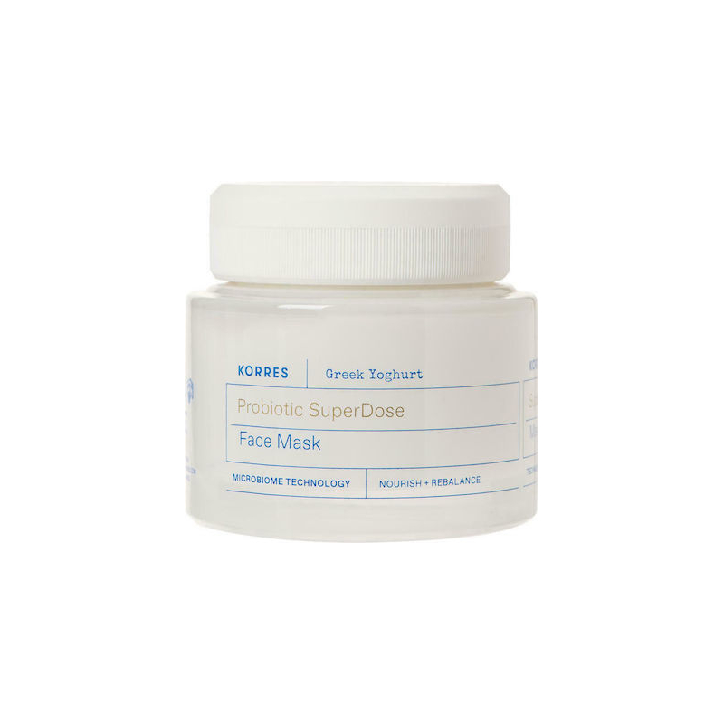 Korres Greek Yoghurt Probiotic Superdose Μάσκα Προσώπου για Ενυδάτωση 100ml