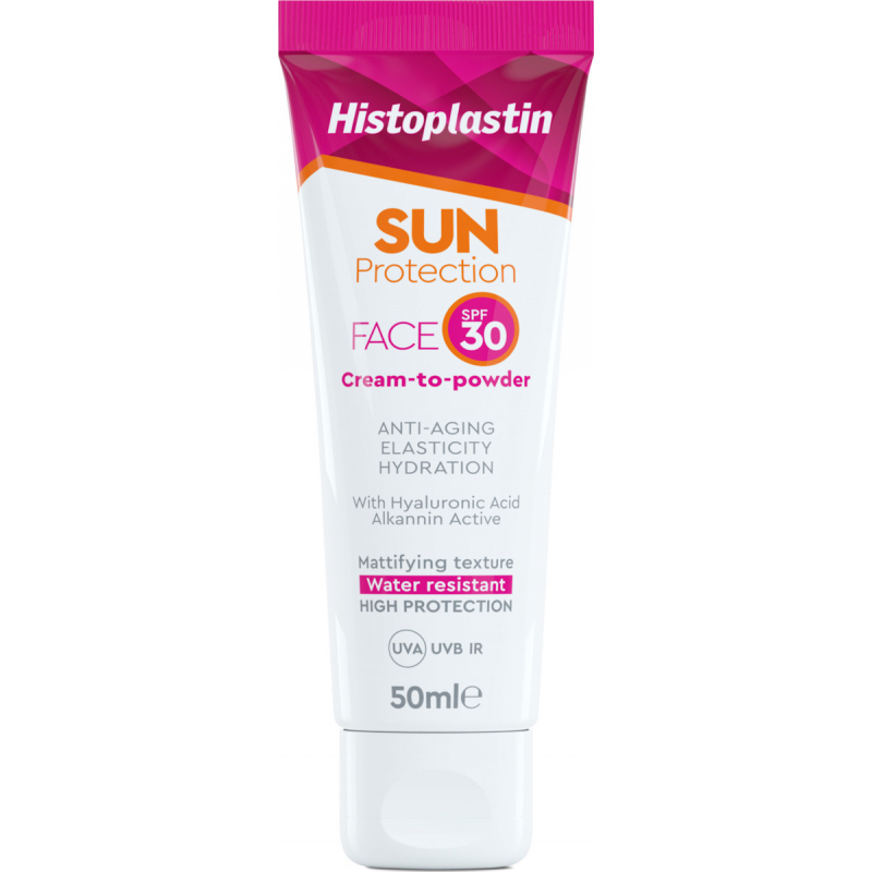 Heremco Histoplastin Sun Protection Αδιάβροχο Αντηλιακό Προσώπου SPF30 50ml