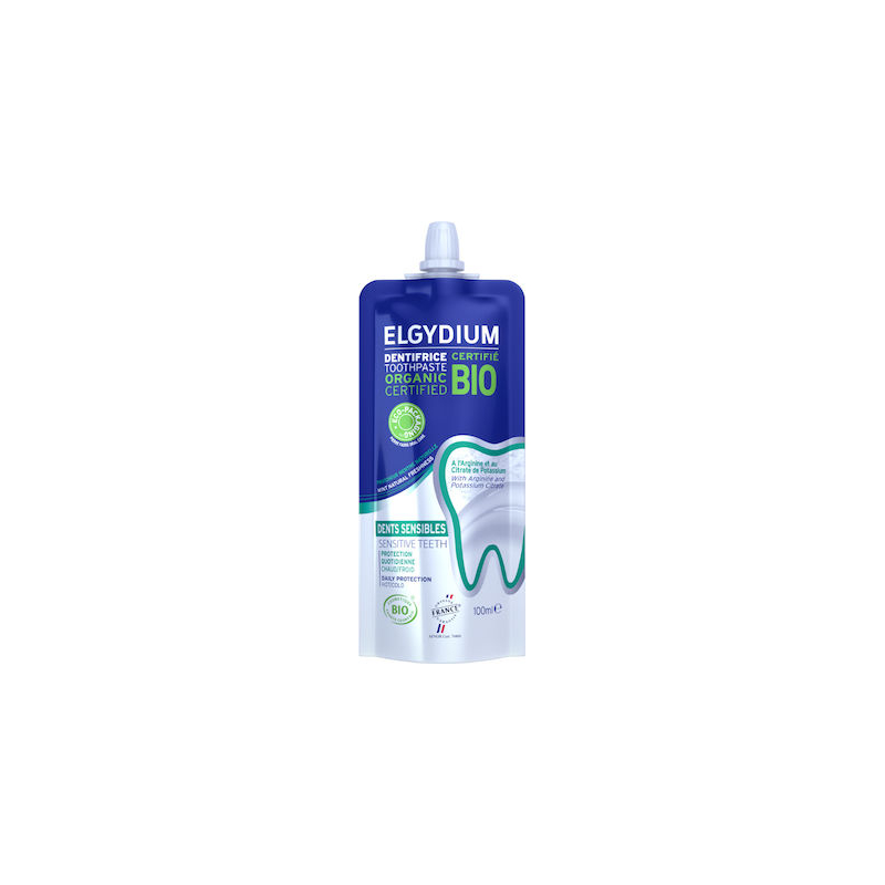 Elgydium Organic Bio Sensitive Οδοντόκρεμα για Ευαίσθητα Δόντια 100ml