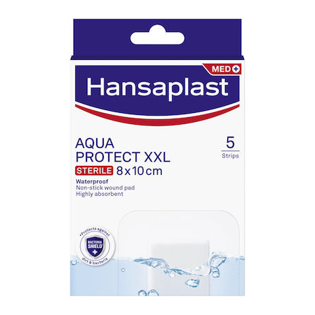 Hansaplast Aqua Protect XXL Αδιάβροχα Επιθέματα 8x10cm 5τμχ Hansaplast Aqua Protect XXL Αδιάβροχα Επιθέματα 8x10cm 5τμχ