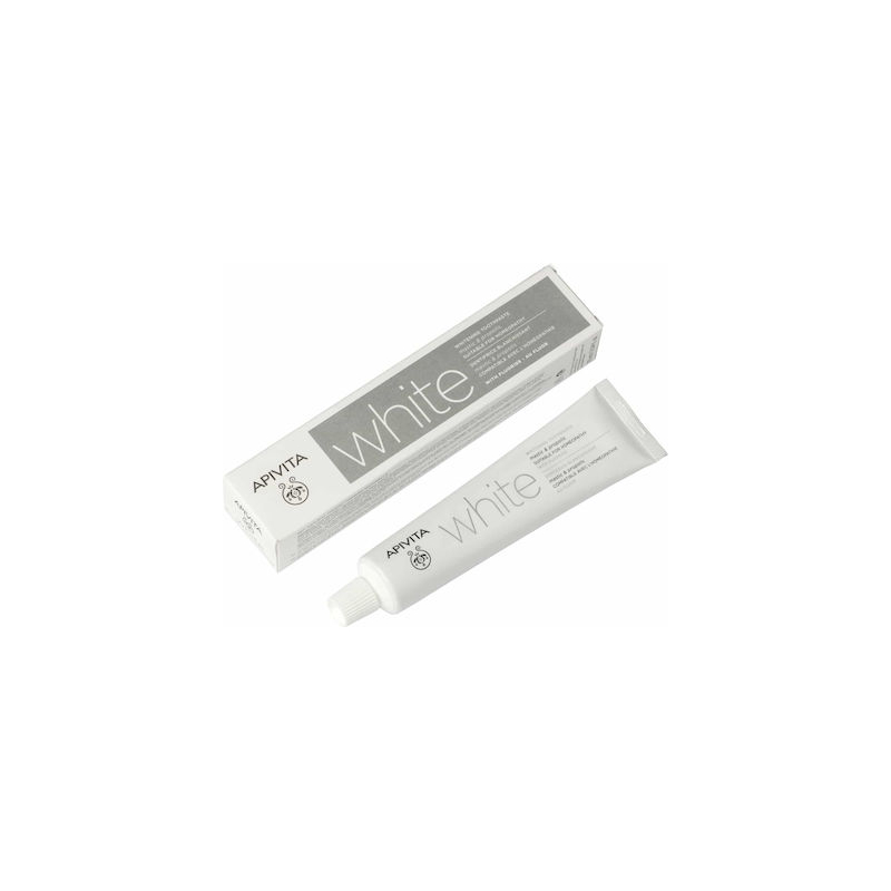 Apivita White Mastic & Propolis Οδοντόκρεμα για Λεύκανση 75ml