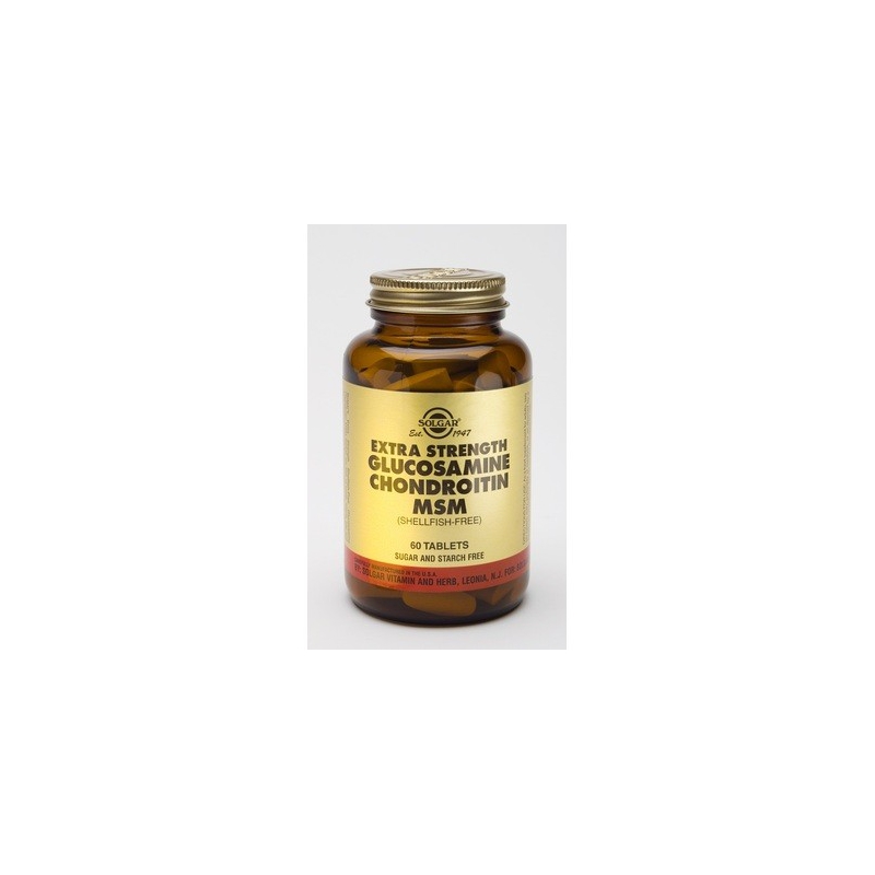 Solgar Extra Strength Glucosamine Chondroitin MSM 60 ταμπλέτες