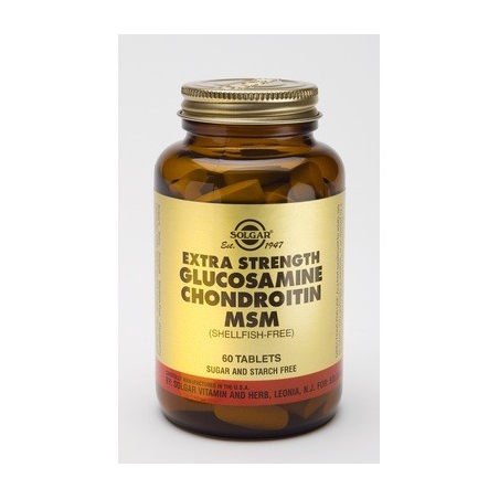 Solgar Extra Strength Glucosamine Chondroitin MSM 60 ταμπλέτες Solgar Extra Strength Glucosamine Chondroitin MSM 60 ταμπλέτες