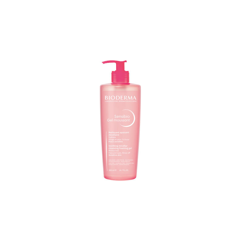 Bioderma Gel Καθαρισμού Sensibio Mild Cleansing για Ευαίσθητες Επιδερμίδες 500ml