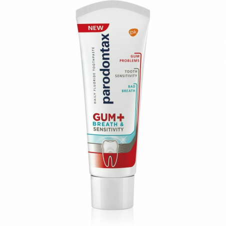 Parodontax Gum+ Breath & Sensitivity Οδοντόκρεμα για Ευαίσθητα Δόντια 75ml Parodontax Gum+ Breath & Sensitivity Οδοντόκρεμα για Ευαίσθητα Δόντια 75ml