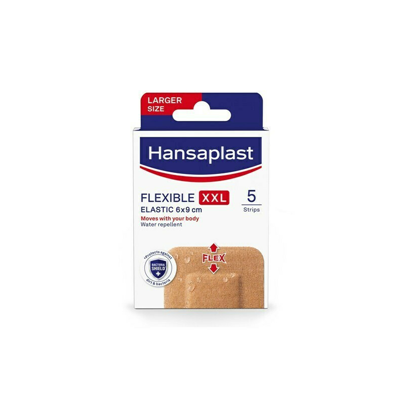 Hansaplast Αδιάβροχα Αυτοκόλλητα Επιθέματα Flexible XXL 9x6cm 5τμχ