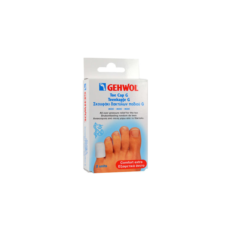 Gehwol Επιθέματα Toe Cap G με Gel για τους Κάλους Small 2τμχ