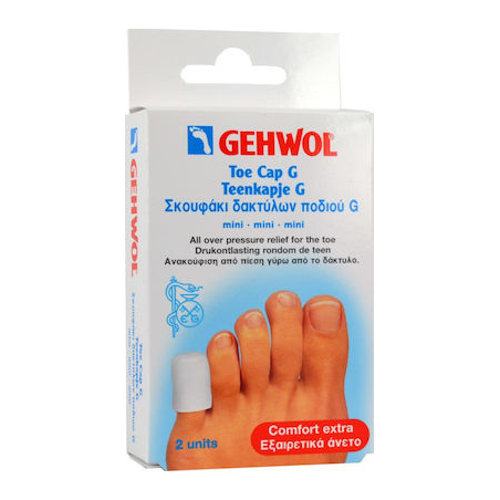 Gehwol Επιθέματα Toe Cap G με Gel για τους Κάλους Small 2τμχ Gehwol Επιθέματα Toe Cap G με Gel για τους Κάλους Small 2τμχ