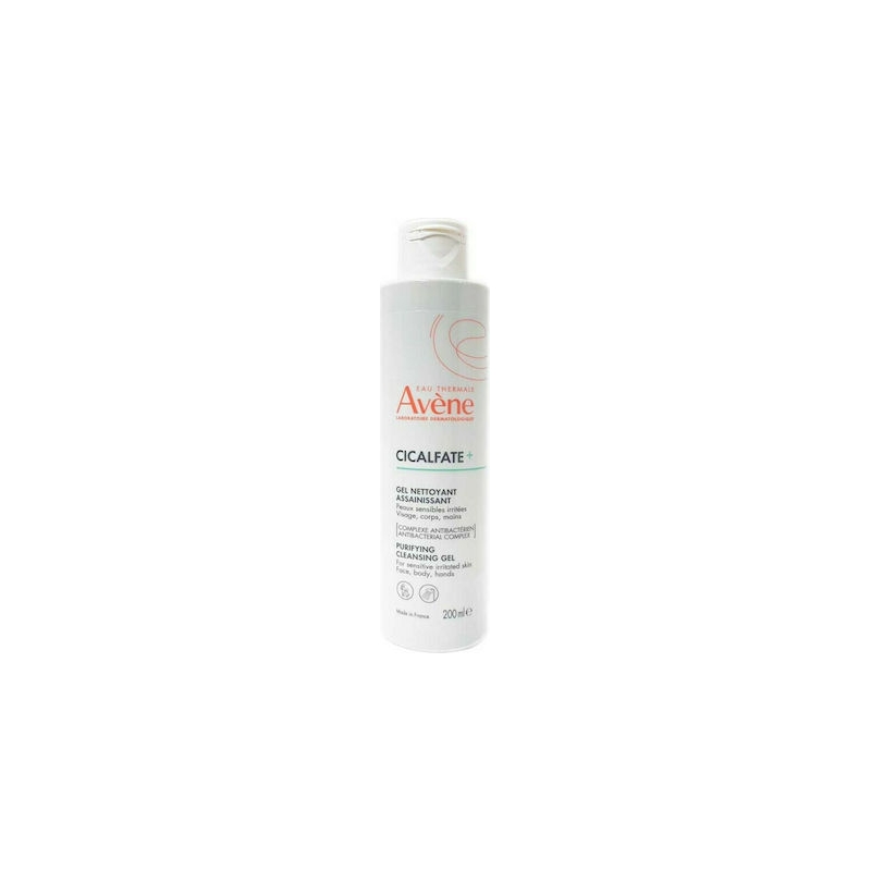 Avene Cicalfate+ Purifying Cleansing Gel Καθαρισμού Για Ευαίσθητες Επιδερμίδες 200ml.