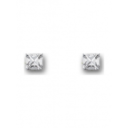 Farma Bijoux Carre Crystal Γυναικεία Σκουλαρίκια με Πέτρες