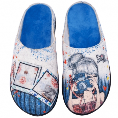 SaveYourFeet 3037 Γυναικεία ανατομική παντόφλα μπle
