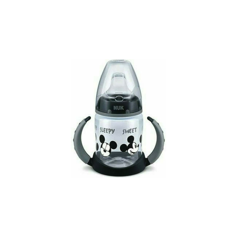 Nuk First Choice Mickey Μπιμπερό Eκπαίδευσης Γκρι 6-18m