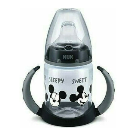 Nuk First Choice Mickey Μπιμπερό Eκπαίδευσης Γκρι 6-18m Nuk First Choice Mickey Μπιμπερό Eκπαίδευσης Γκρι 6-18m