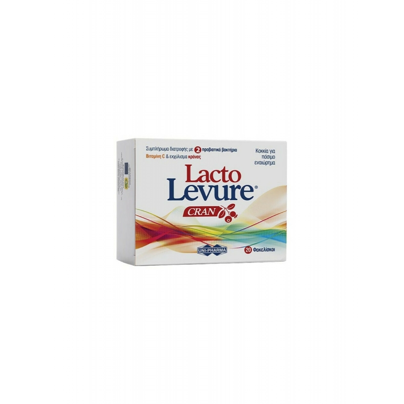 Uni-Pharma Lacto Levure Cran Προβιοτικά 20 φακελίσκοι
