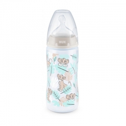 Nuk Πλαστικό Μπιμπερό First Choice Plus με Θηλή Σιλικόνης 300ml για 6-18 μηνών Lion King