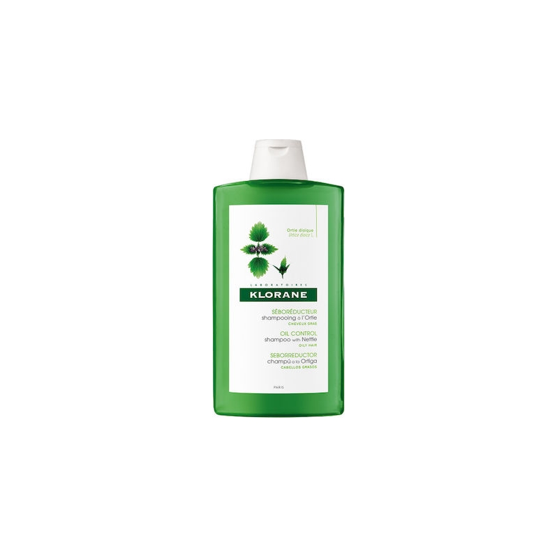 Klorane Ortie Nettle Oil Control Σαμπουάν Γενικής Χρήσης για Λιπαρά Μαλλιά 400ml