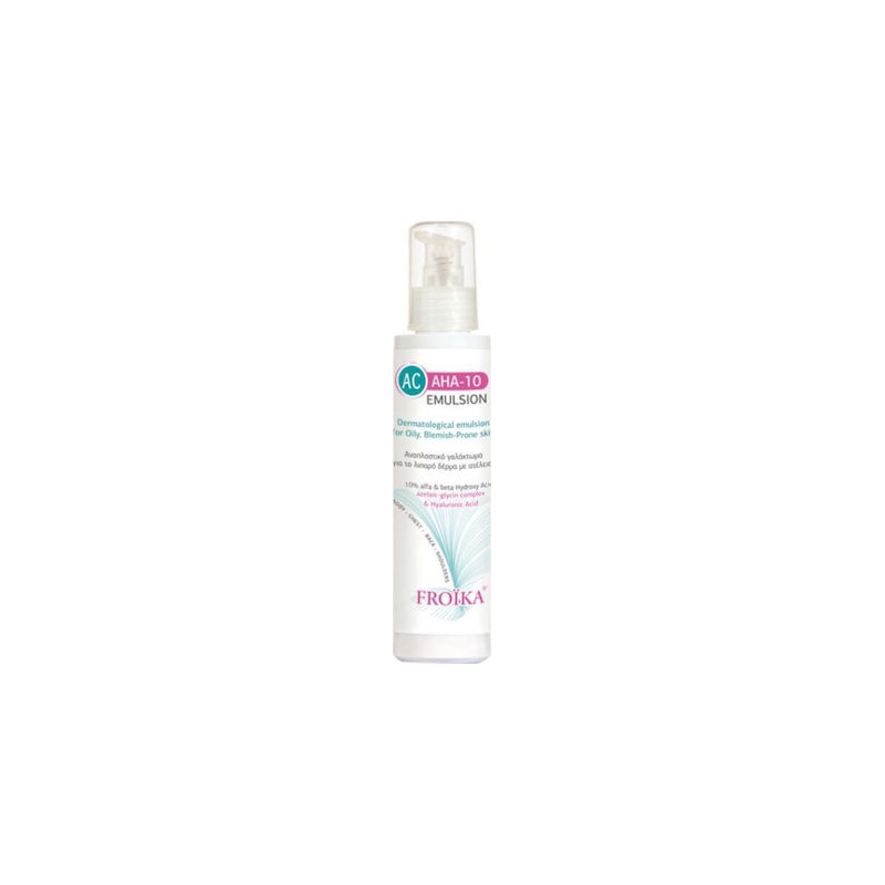 Froika Ac Aha-10 Emulsion Αναπλαστικό Γαλάκτωμα Για το Λιπαρό Δέρμα 125ml