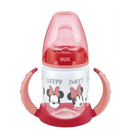 Nuk Εκπαιδευτικό Μπιμπερό με Λαβές Minnie 10.743.944 6m+ 150ml Nuk Εκπαιδευτικό Μπιμπερό με Λαβές Minnie 10.743.944 6m+ 150ml