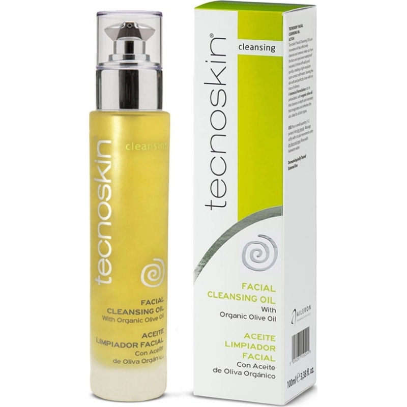 Tecnoskin Facial Cleansing Oil with Organic Olive Oil 100ml