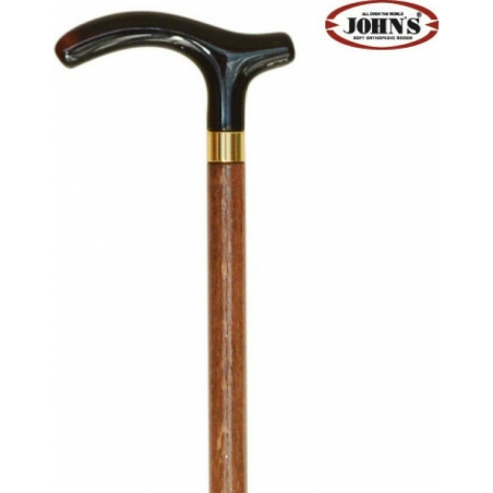 Johns 15285 Μπαστούνι Ξύλινο Με Πλάγια Λαβή Ταφ Ανδρικό Καφέ Johns 15285 Μπαστούνι Ξύλινο Με Πλάγια Λαβή Ταφ Ανδρικό Καφέ