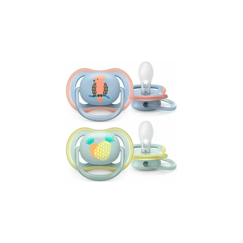 Philips Avent Ultra Air SCF085/12 0-6m, Ορθοδοντική Πιπίλα Για Αγόρι 2τμχ.