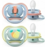 Philips Avent Ultra Air SCF085/12 0-6m, Ορθοδοντική Πιπίλα Για Αγόρι 2τμχ.