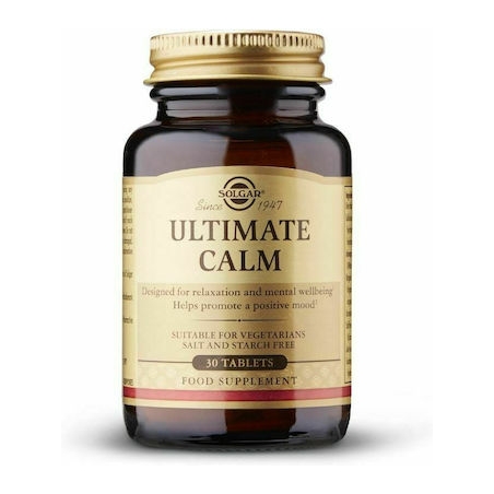 Solgar Ultimate Calm Συμπλήρωμα για το Άγχος 30 ταμπλέτες