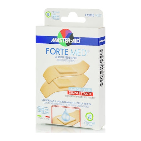 Master Aid Αυτοκόλλητα Επιθέματα Forte Med 2 Μεγέθη 20τμχ